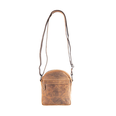 Arrigo Shoulder & Crossbody Bag - Buffalo Leather - Cognac
