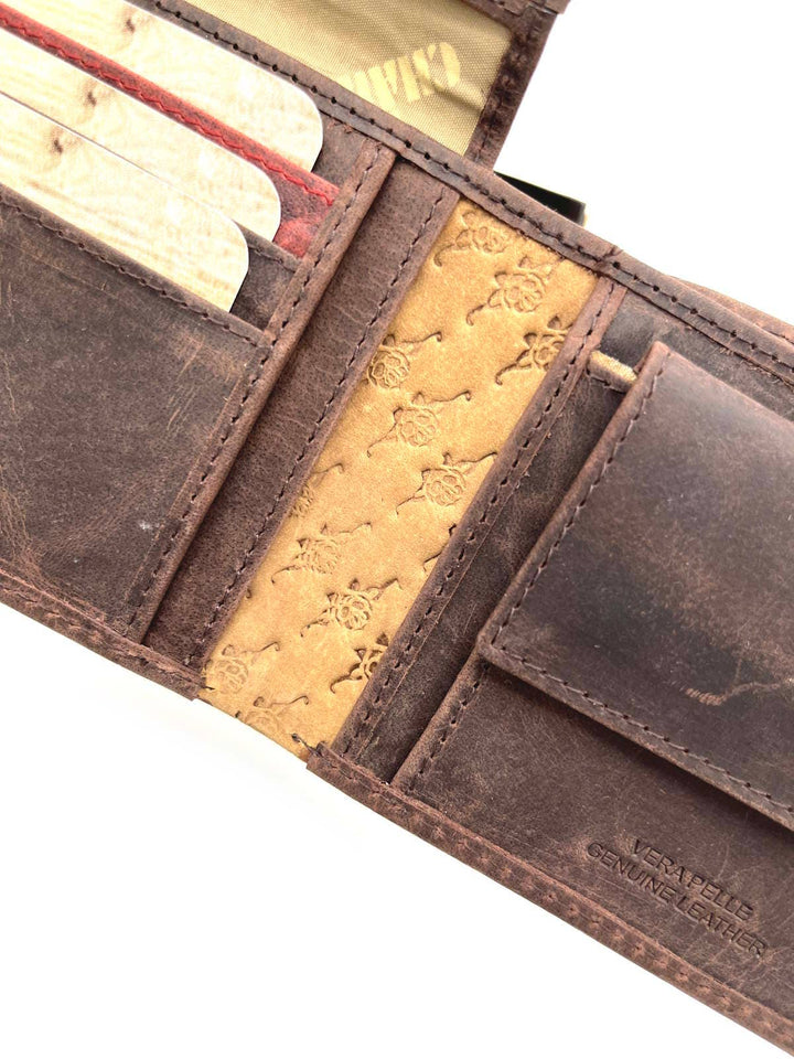 CHARRO ægte læder tegnebog med vintage effekt - Tegnebog fra Charro hos The Prince Webshop