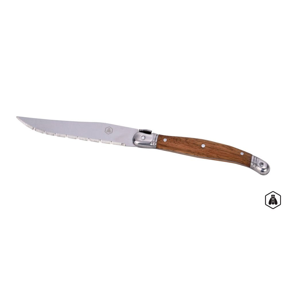 Laguiole 6 Steak Knives in Block - Gift Idea from Laguiole at The Prince Webshop