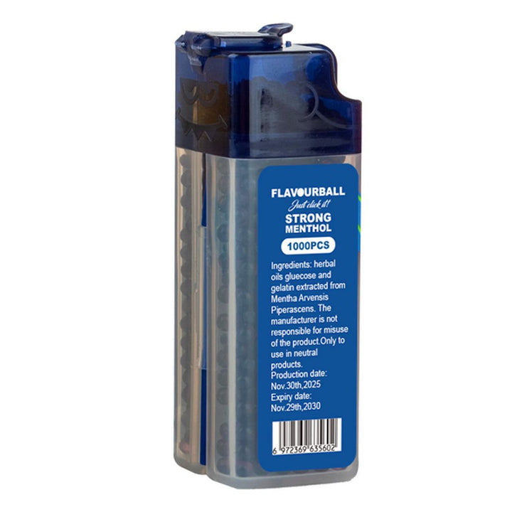 1000 stk Strong Menthol Flavour Balls Aroma Kugler i Big Box