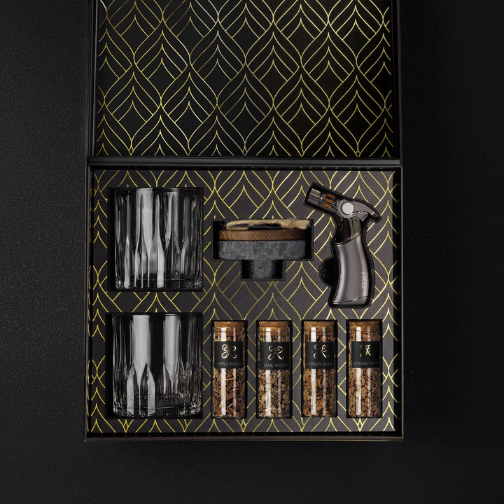ROCKS Gavesæt: Whisky- og Cocktail Rygesæt