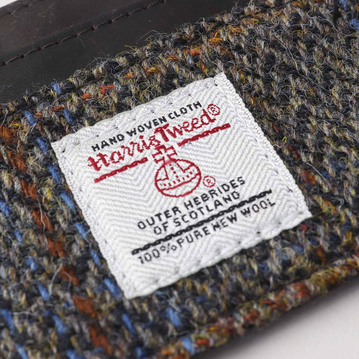 Brun Harris Tweed kortholder