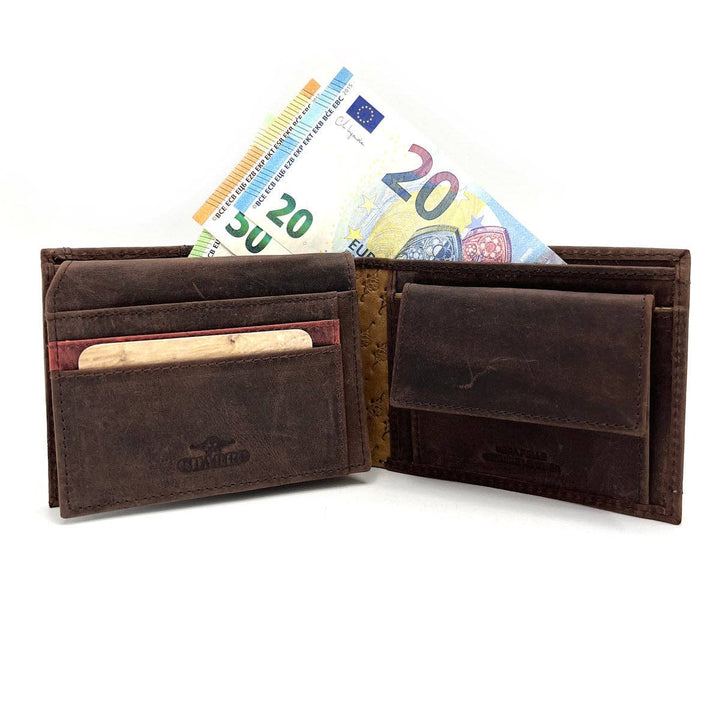 CHARRO ægte læder tegnebog med vintage effekt - Tegnebog fra Charro hos The Prince Webshop