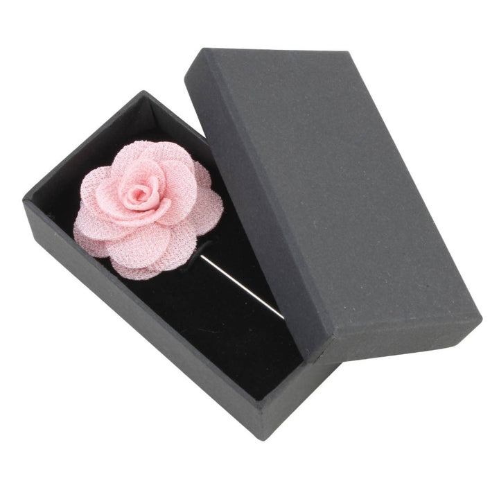 David Aster - Pink Flower Lapel Pin