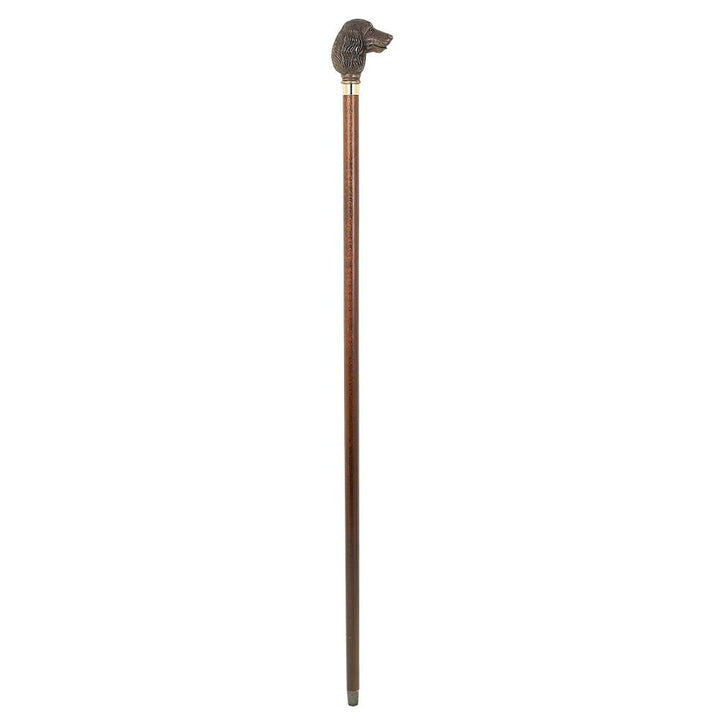 Unique Walking Stick in Brown Maple with Cocker Spaniel Knob