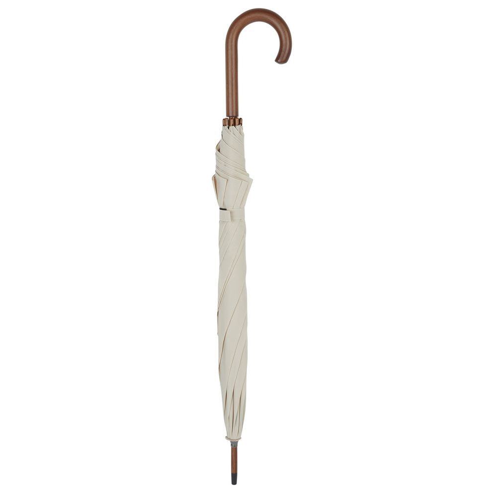 Hampton Beige Crook Umbrella - Beige Paraply - Paraply fra Charles Buyers & Co Ltd hos The Prince Webshop