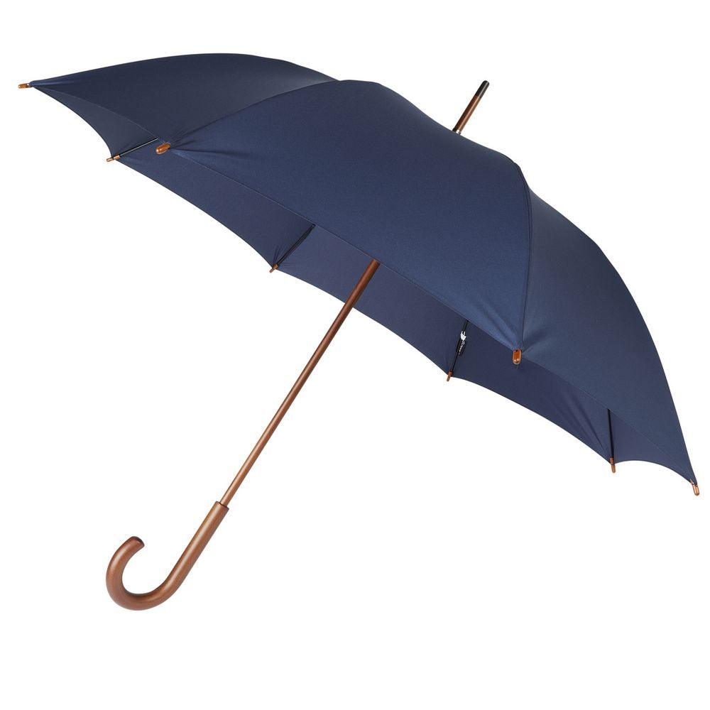 Hampton Dark Blue Crook Umbrella - Mørkeblå Paraply