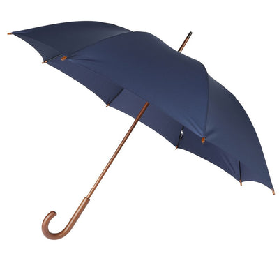Hampton tummansininen Crook -sateenvarjo - tummansininen sateenvarjo