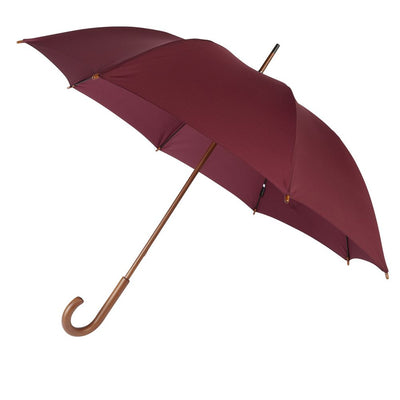Hampton Burgundy Crook -sateenvarjo - Viinien punainen sateenvarjo