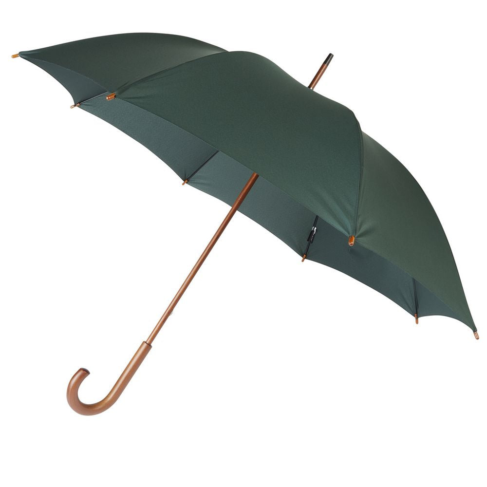 Hampton Green Crook Umbrella - Grøn Paraply