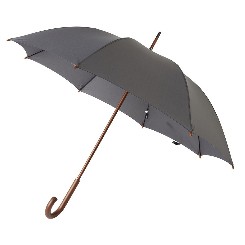Hampton Grey Crook Umbrella - Grå Paraply