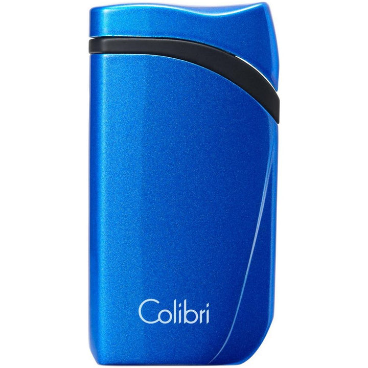 COLIBRI lighter Falcon - blue metallic angled jet flame