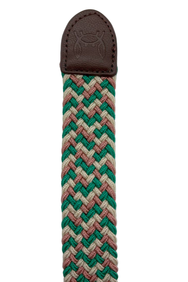 Custi Mikelo Flettet Elastisk Bælte Grøn Beige Makeup | mod 34