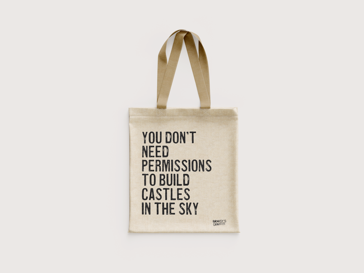 Banksy's Graffiti Mini Tote Bag - You Don't Need...