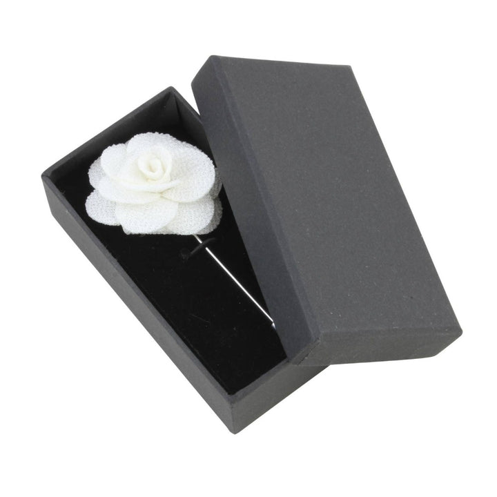 David Aster - Ivory Flower Lapel Pin