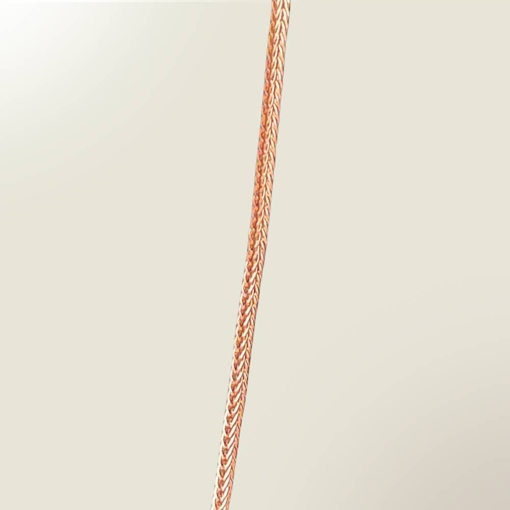 Necklace with copper links -e