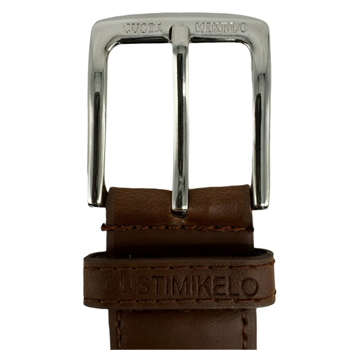 Custi Mikelo Grå/beige Flettet Elastisk Bælte - Bælte fra Custi Mikelo hos The Prince Webshop