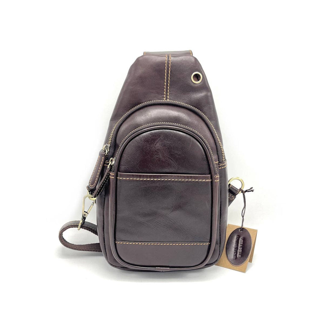 Nazareno Gabrielli Læder Crossbody Taske til Mænd - Vælg Farve - Taske fra Nazareno Gabrielli hos The Prince Webshop