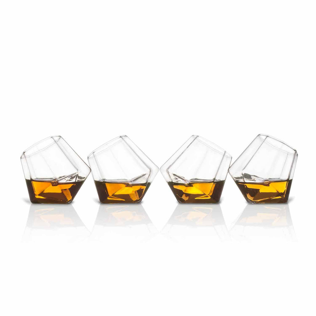 Mad Monkey Diamant Shot Glas - Sæt med 4