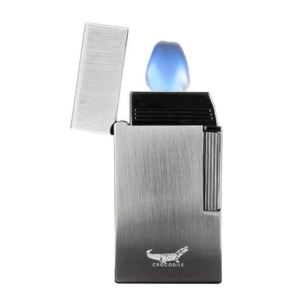 Formula Crocodile Wide Flame Jet Lighter - Brushed Nickel