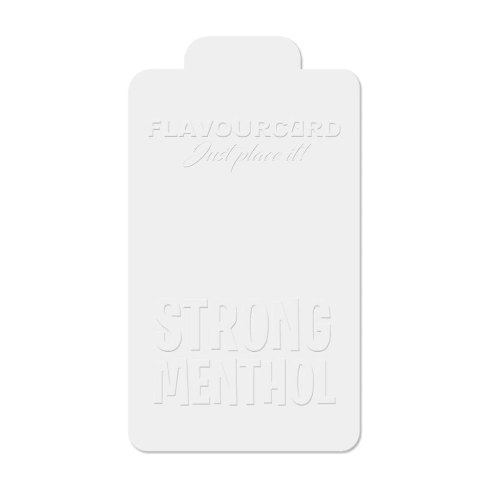 10 stk FlavourCard Strong Menthol Aroma Kort - Aroma Kort fra FLAVOUR BALLS hos The Prince Webshop