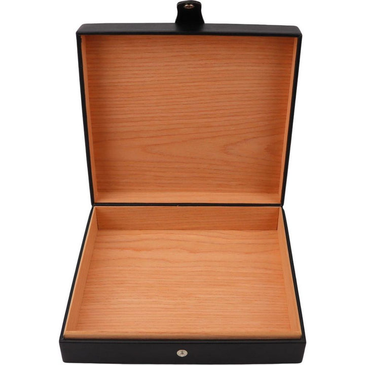8-10 Cigar Humidor Havanna - Træ & Læder