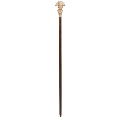 Unique Walking Stick in Brown Maple with Horatio Nelson Knob