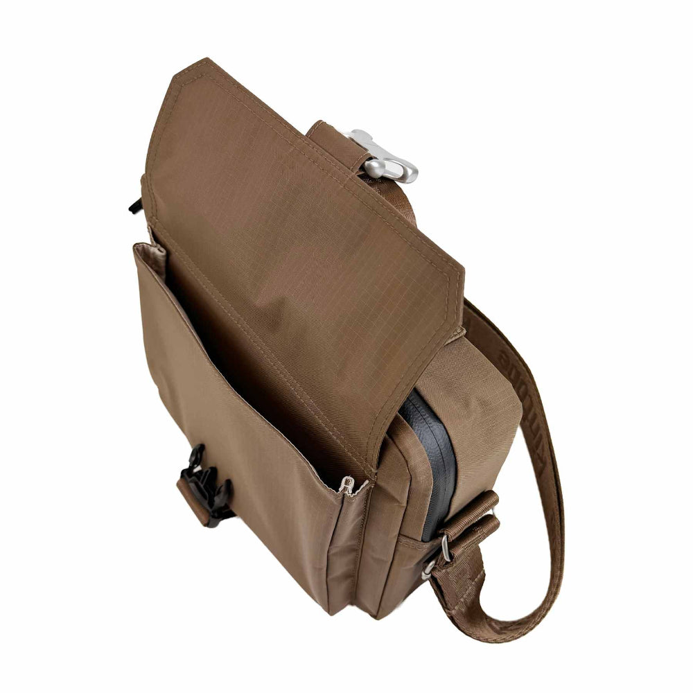 KINTOBE NOAH street messenger bag - Earth Brown