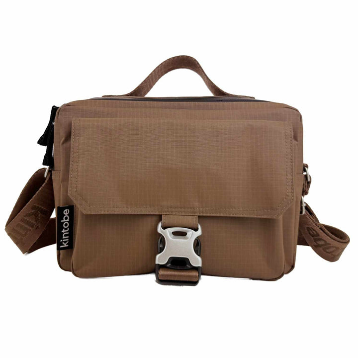 KINTOBE NOAH street messenger bag - Earth Brown