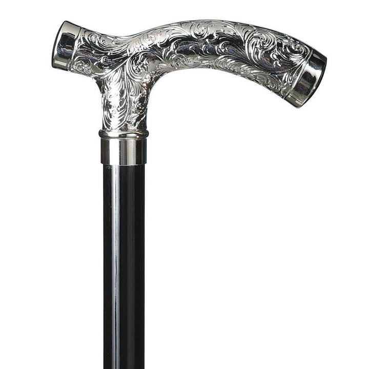 Spadserestok - FLORAL CRUTCH CHROME