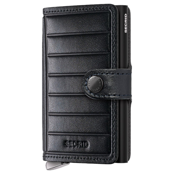 SECRID Premium Miniwallet Emboss Lines Black +