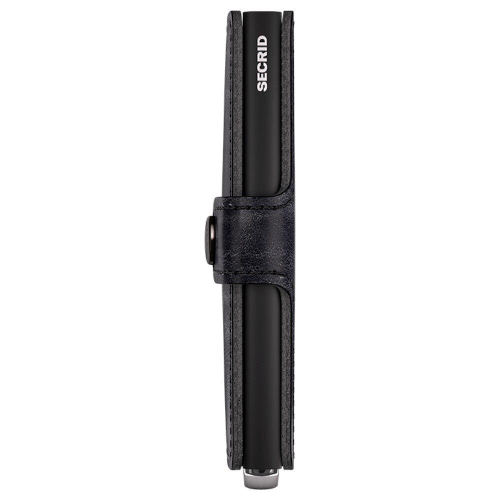 SECRID Premium Miniwallet Emboss Lines Black +