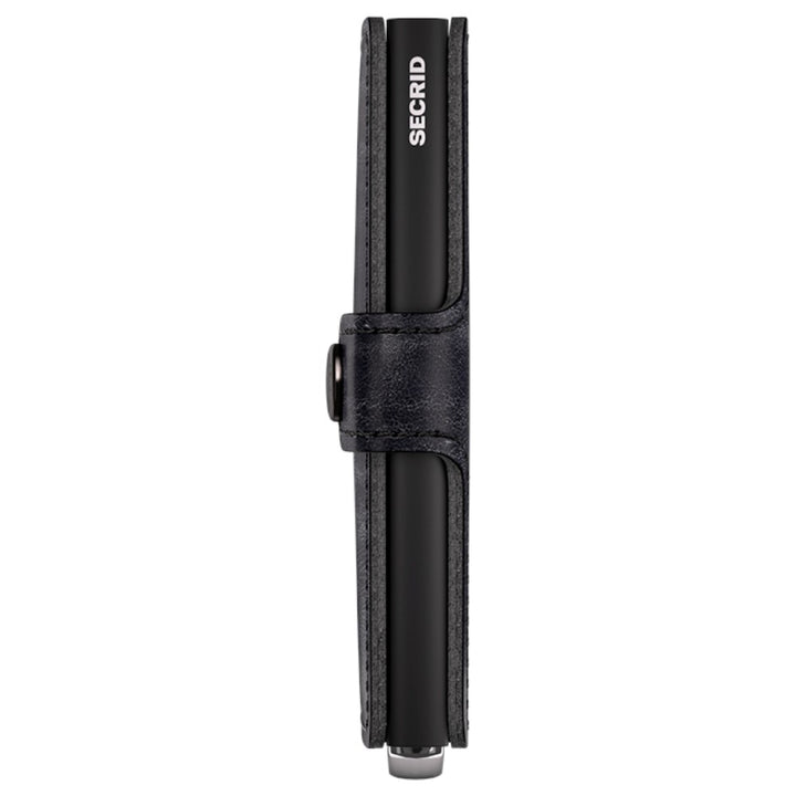 SECRID Premium Miniwallet Emboss Lines Black +