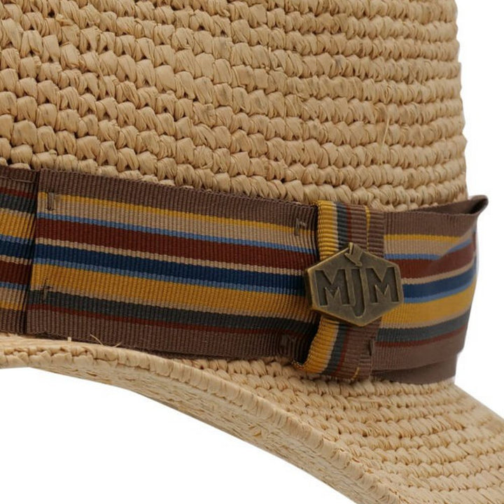 MJM Stone – Rå Raffia Traveller Straw Hat - UPF50+