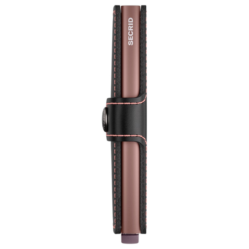SECRID Miniwallet MIRUM Plant-Based Black Rose