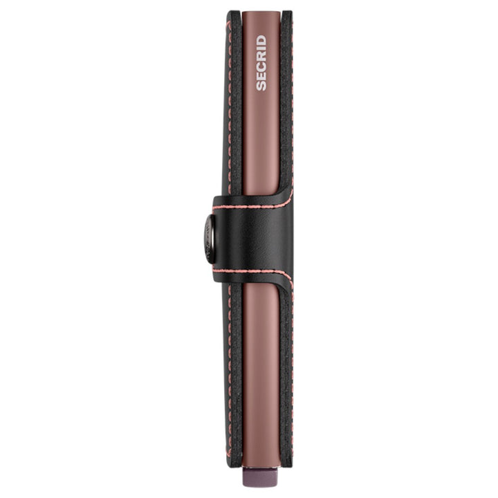 SECRID Miniwallet MIRUM Plant-Based Black Rose