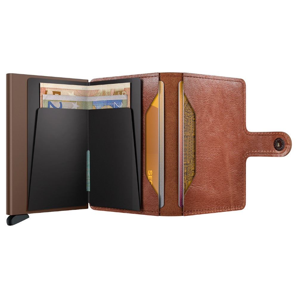 SECRID MINIWALLET Vintage Cognac & Brown