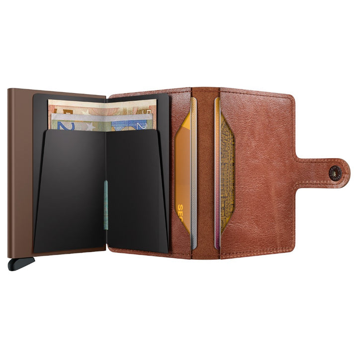 SECRID MINIWALLET Vintage Cognac & Brown