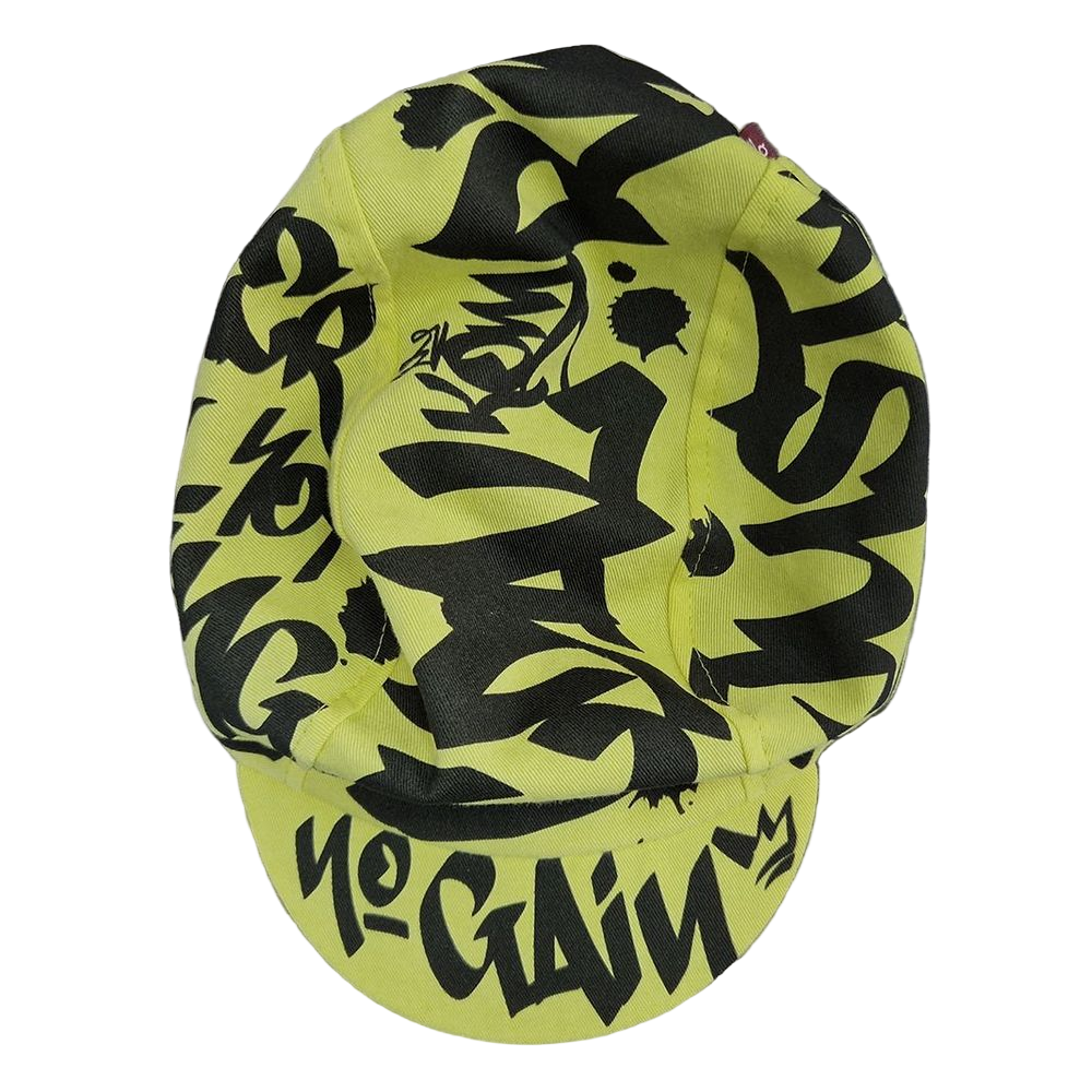 Bello No Pain No Gain Graffiti Cycling Cap med AIR–INK® - Cycling Cap fra Bello hos The Prince Webshop