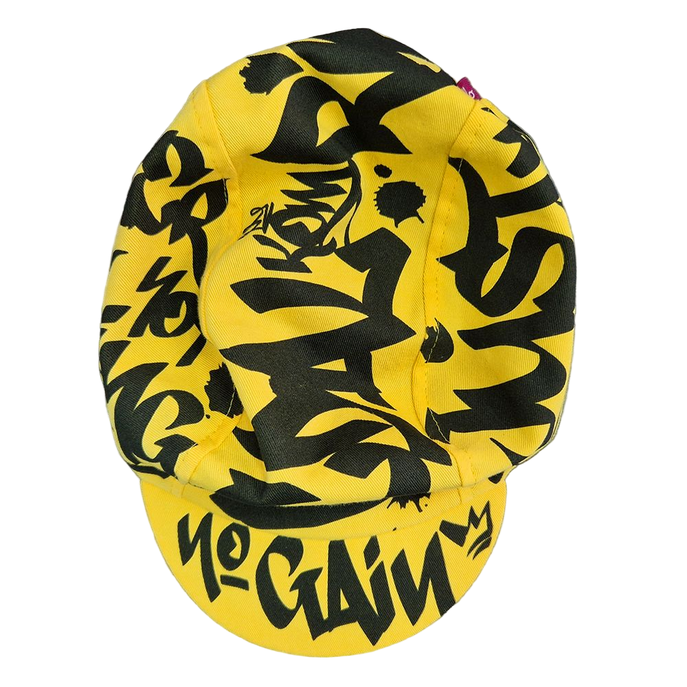 Bello No Pain No Gain Graffiti Cycling Cap med AIR–INK® - Cycling Cap fra Bello hos The Prince Webshop