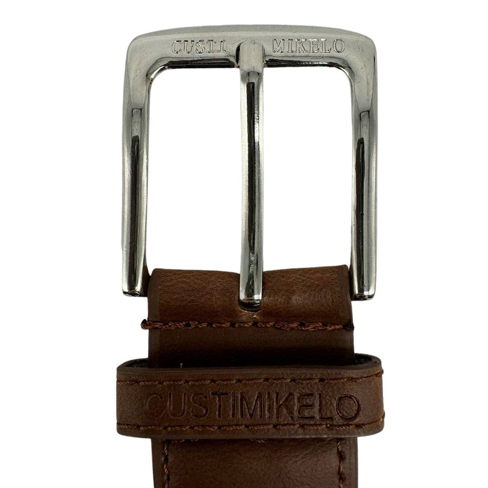 Custi Mikelo Flerfarvet Grønt Flettet Elastisk Bælte - Bælte fra Custi Mikelo hos The Prince Webshop