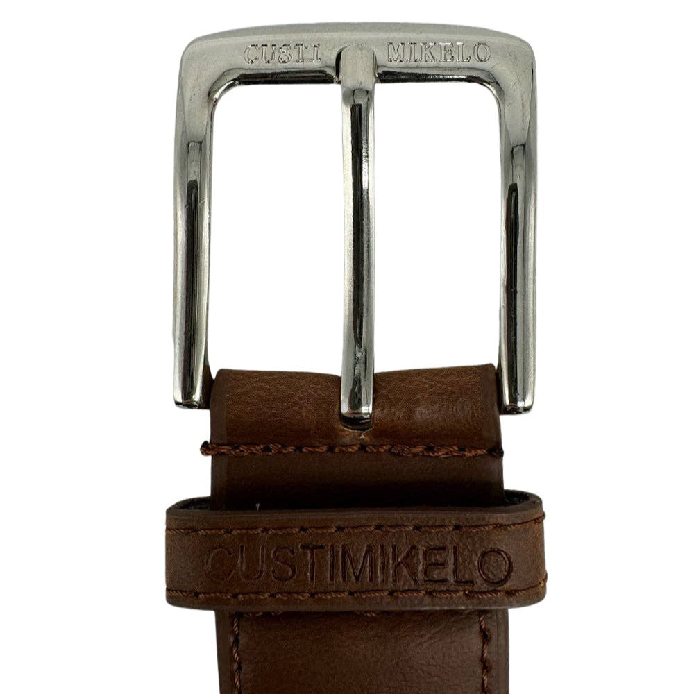 Custi Mikelo Marineblå Flettet Elastisk Bælte - Bælte fra Custi Mikelo hos The Prince Webshop