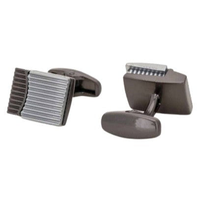 Manchetknapper Kreative Designs – 100% Rhodium – model Sølvbog - Manchetknapper fra Núñez de Arenas hos The Prince Webshop