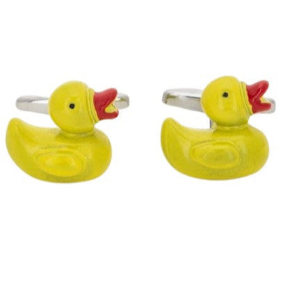 Manchetknapper Kreative Designs – 100% Rhodium – model Gul And - Manchetknapper fra Núñez de Arenas hos The Prince Webshop