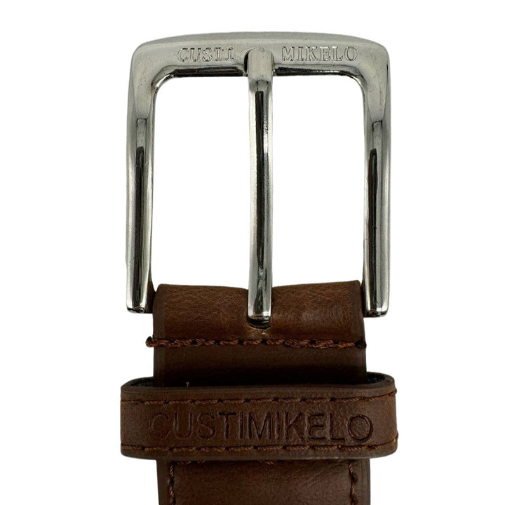 Custi Mikelo Navy Flettet Elastisk Bælte - Bælte fra Custi Mikelo hos The Prince Webshop