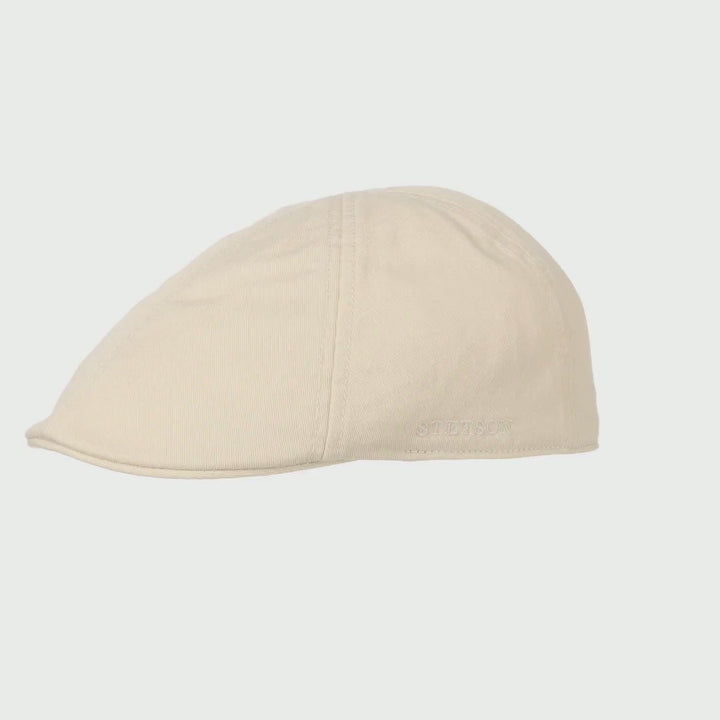 Stetson Texas Flat Cap Cotton - Armygrøn Duck Cap