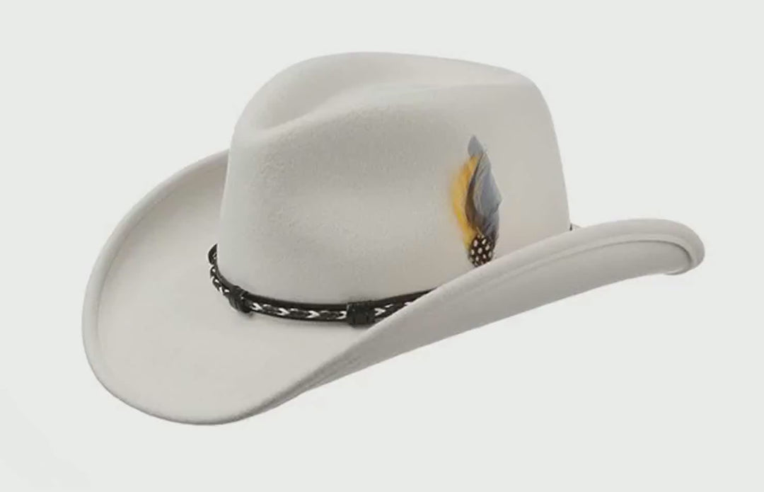 Stetson Western Vitafelt - musta cowboy hattu