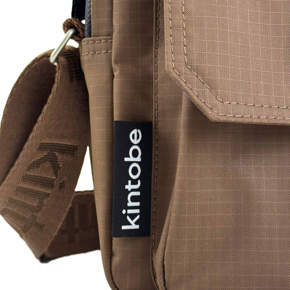 KINTOBE NOAH street messenger bag - Earth Brown