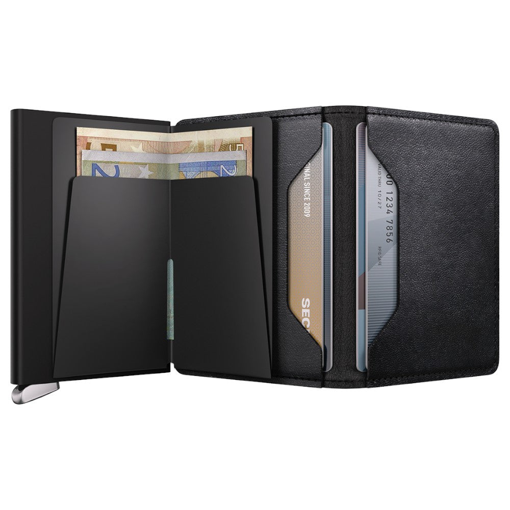 SECRID Premium Slimwallet Emboss Lines Black +