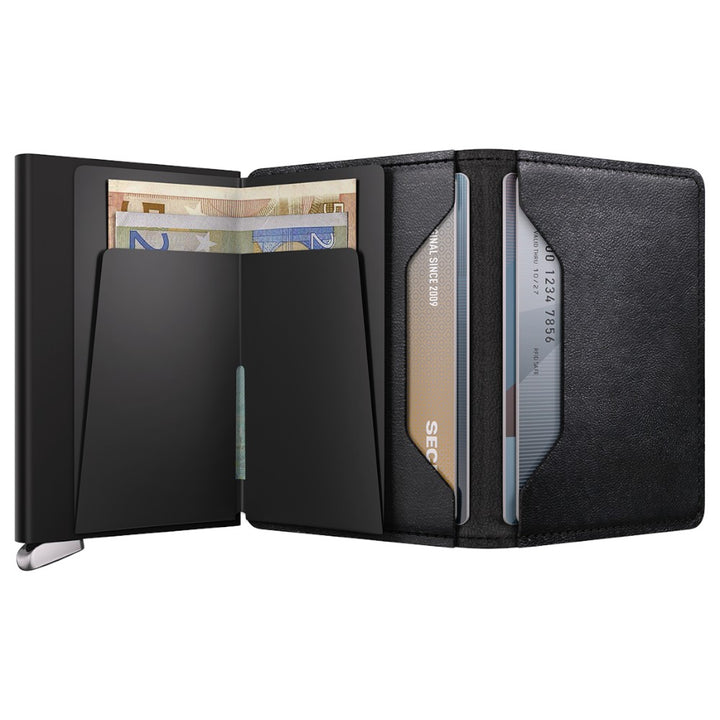 SECRID Premium Slimwallet Emboss Lines Black +